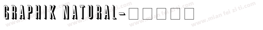 graphik natural字体转换